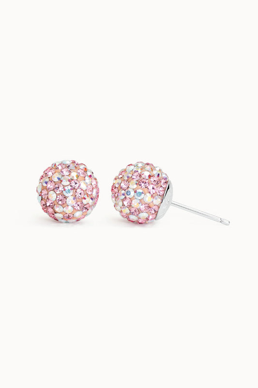 10mm Sparkle Ball Earrings - Poppy - PPY