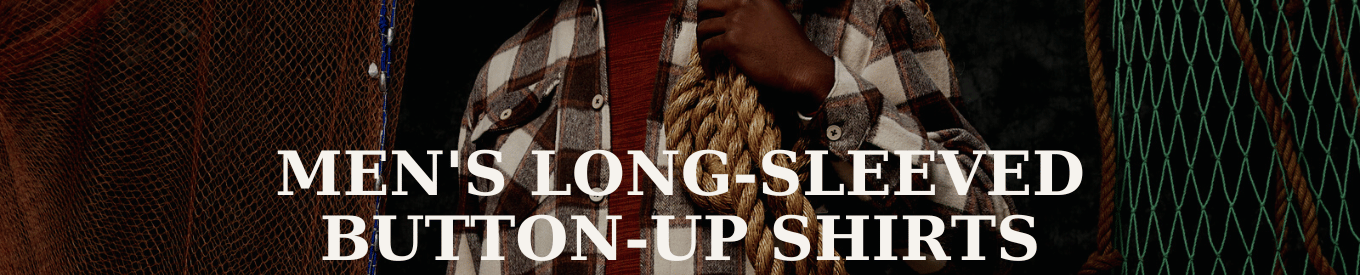 Shop men's long-sleeved button-up shirts at Below The Belt.
