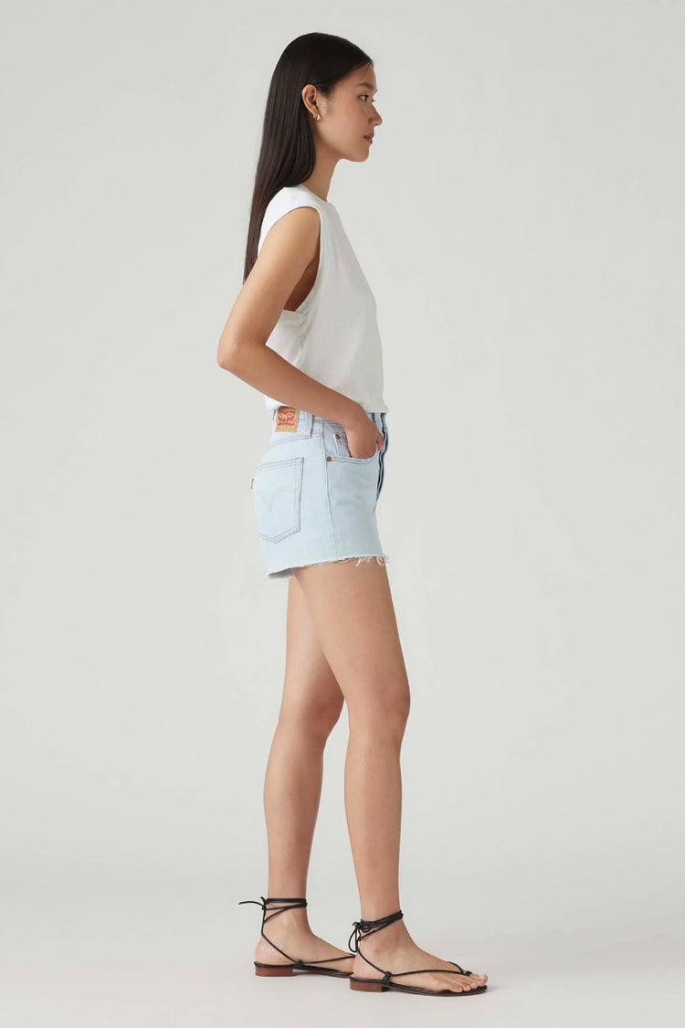 501 Original High Rise Shorts - BLA