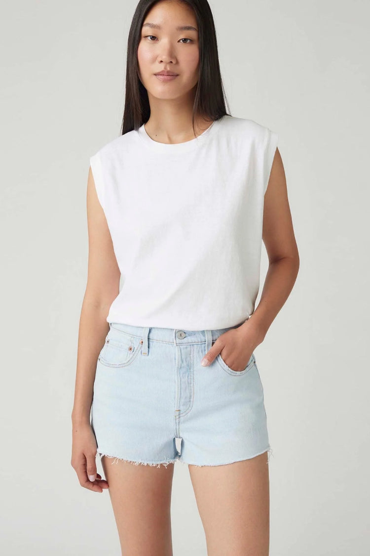 501 Original High Rise Shorts - BLA