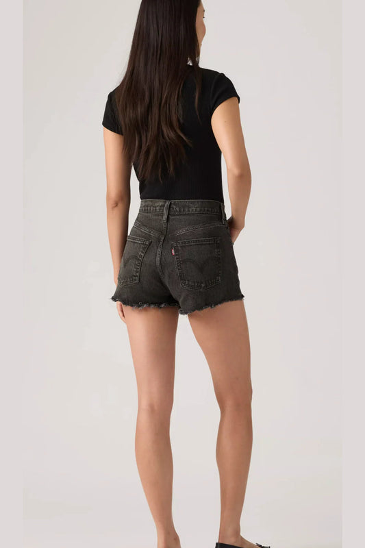 501 Original High Rise Shorts - BLK