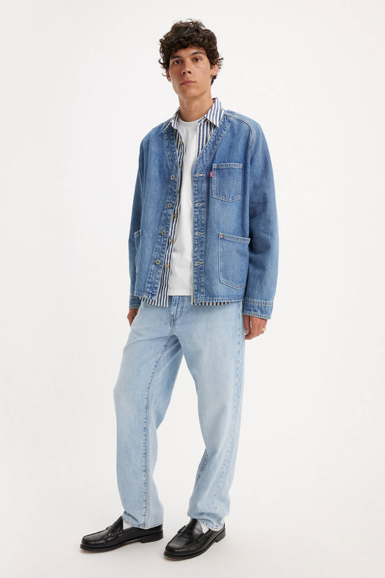 568 Loose Lightweight Cotton Linen Jeans - 32