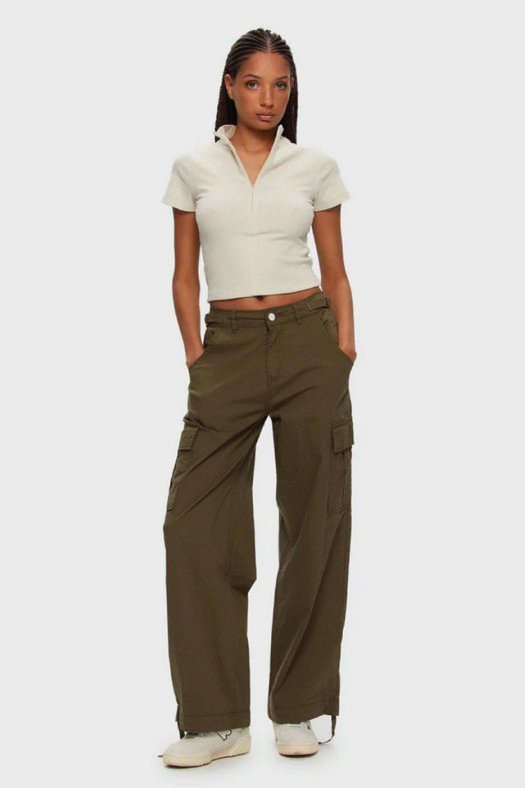 90's Cargo Wide Leg Pants - MIL