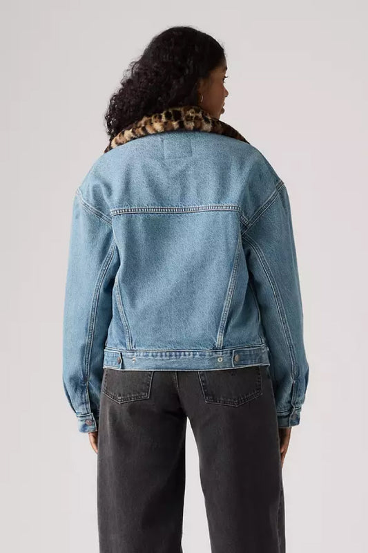 '90s Fur Trucker Jacket - DOL