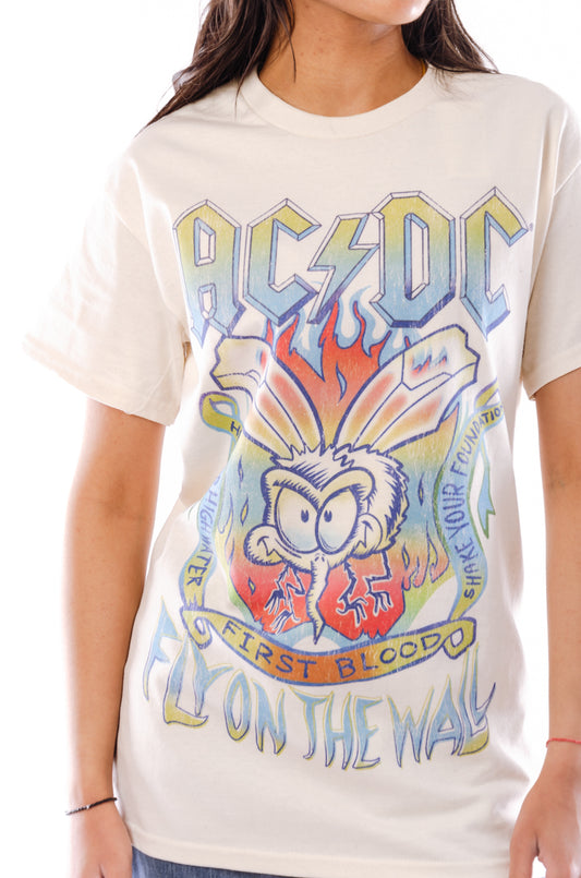 AC/DC Fly On The Wall Tee - NAT