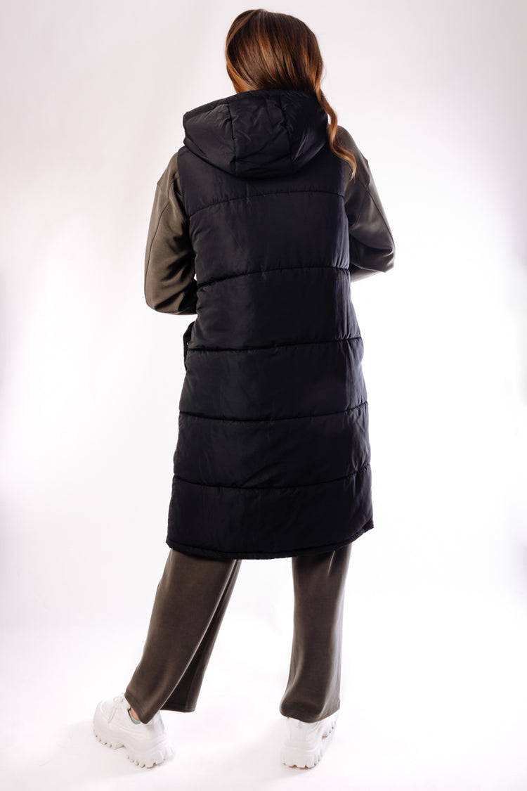 Alina Puffer Vest - BLK