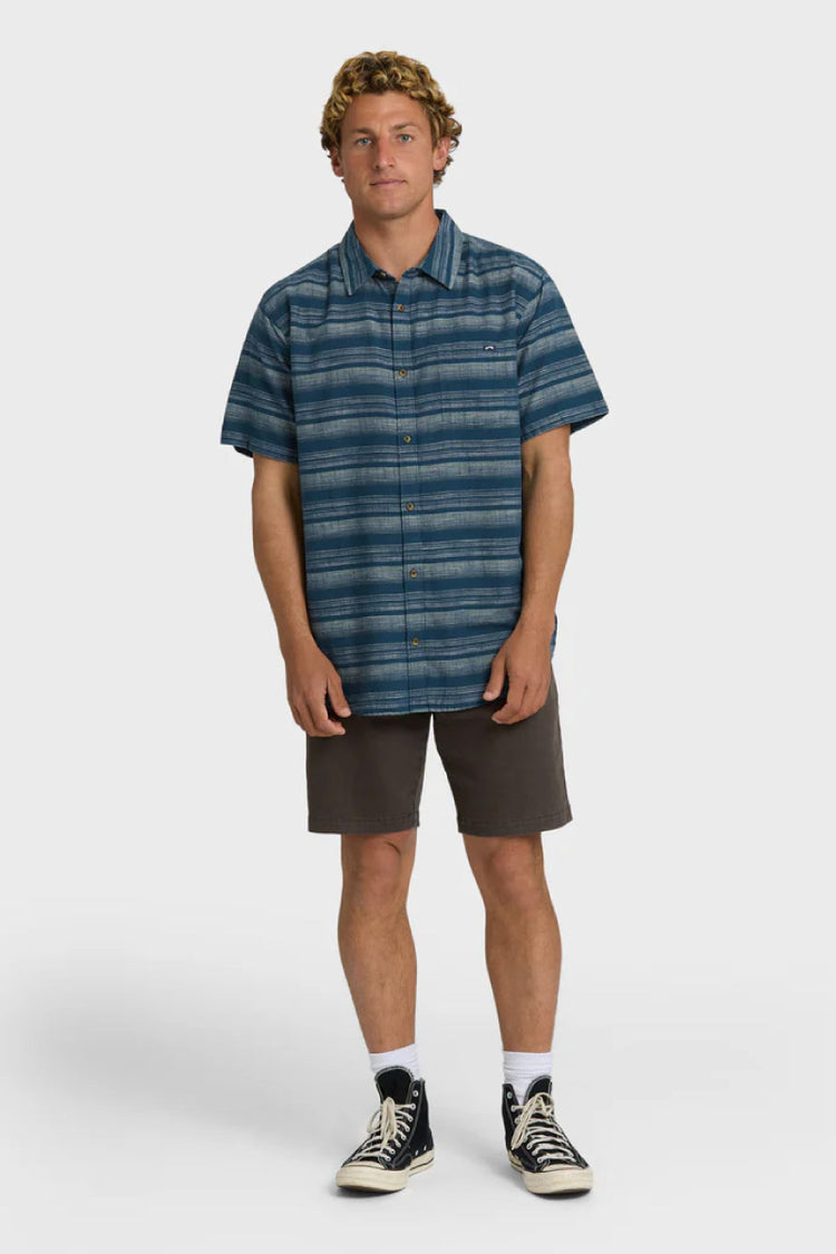 All Day Stripe Short Sleeve Shirt - DKD