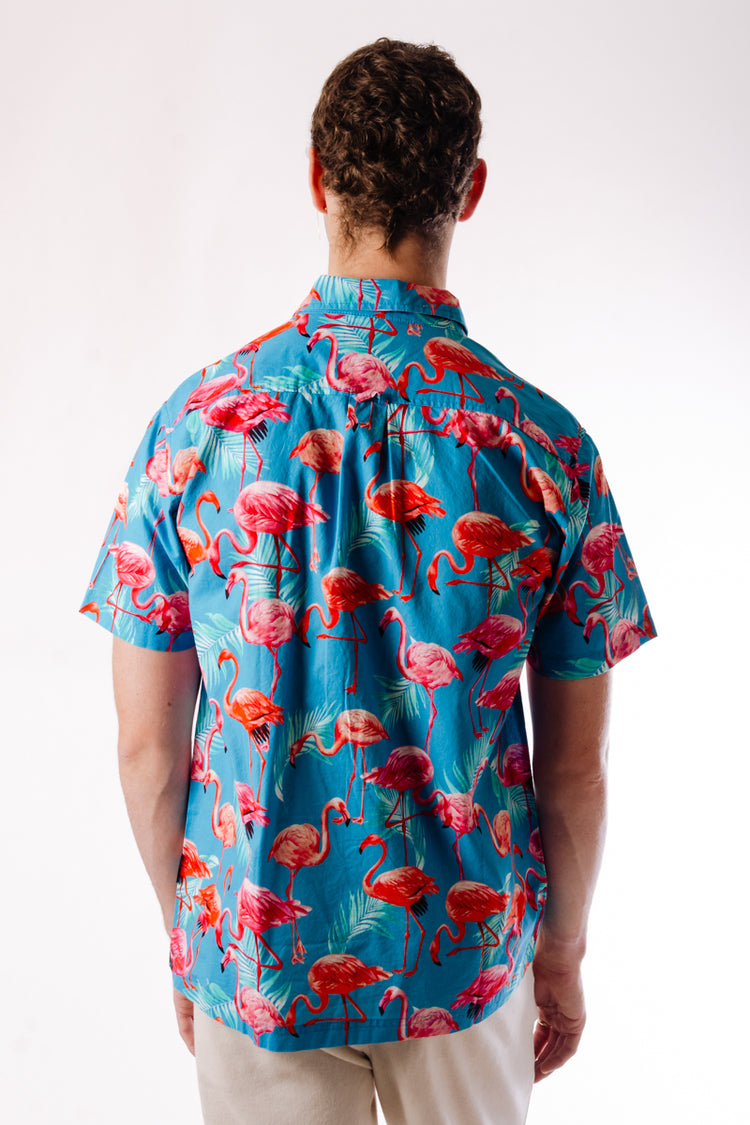 Aloe Short Sleeve Shirt - BLU