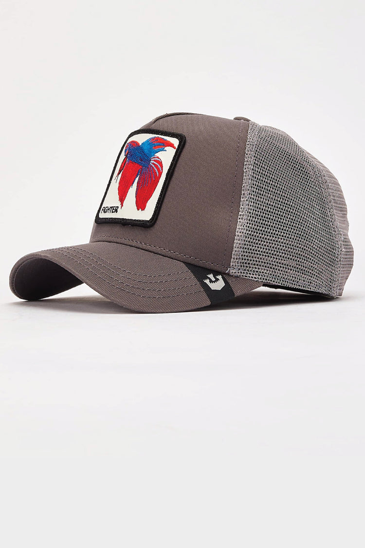 Unisex Alpha Betta Trucker Hat - GRY