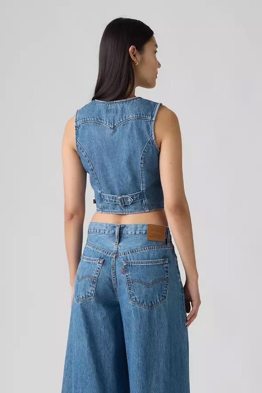 Amore Denim Vest - CAU