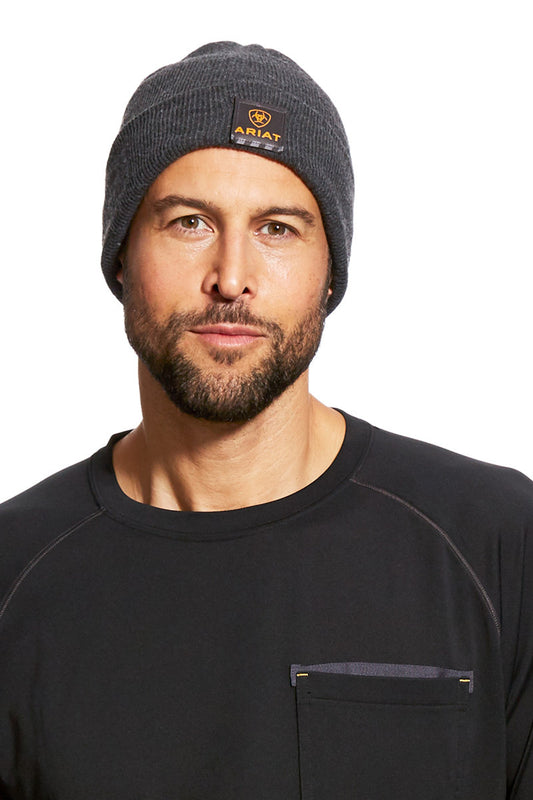 Ariat Rebar Watch Cap Charcoal - CHAR