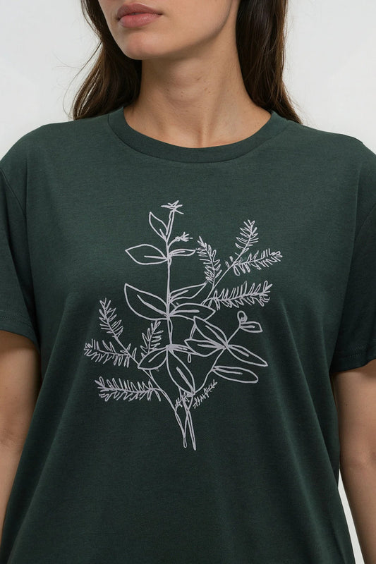 Autumn Flora Tee - GRN
