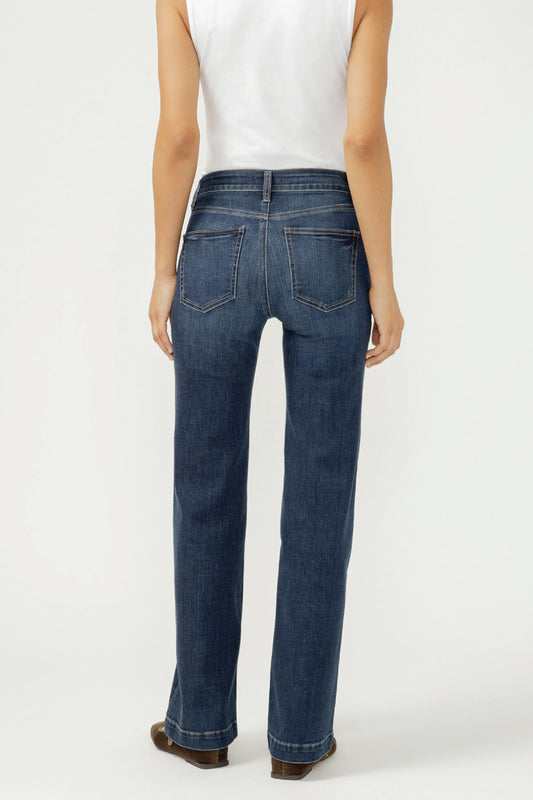 Avery High Rise Trouser Leg Jeans - 31