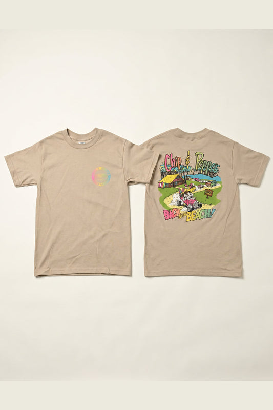 Back To Beach Tee - TAN