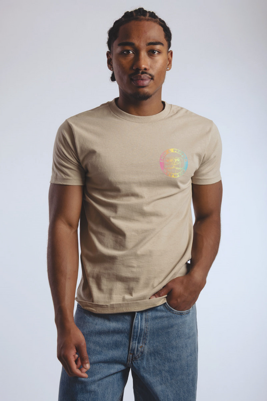 Unisex Back To Beach Tee - TAN