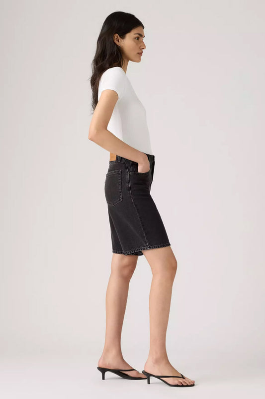 Baggy Dad Jorts - BLK