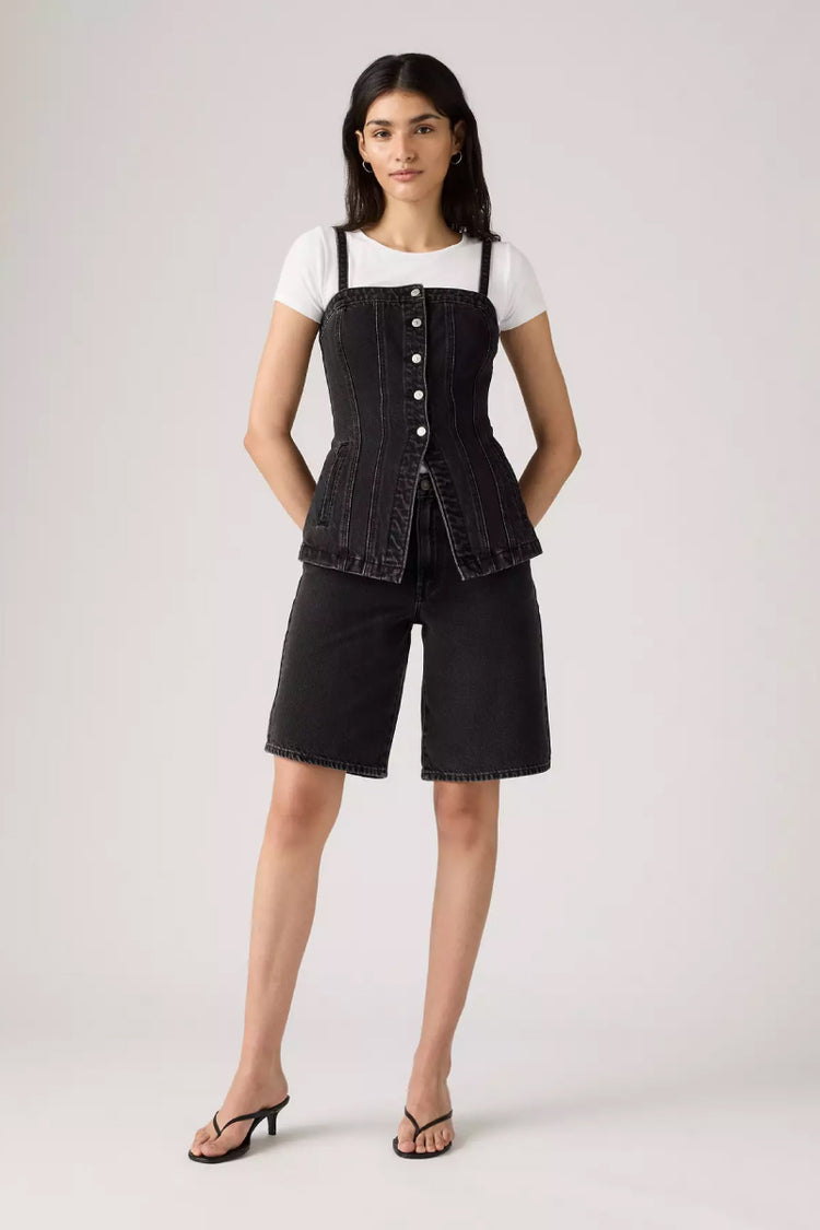 Baggy Dad Jort - BLK