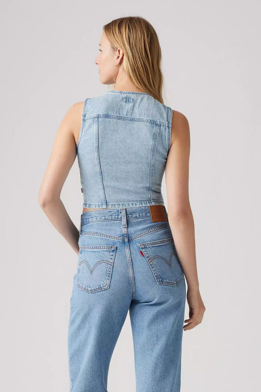 Bella Denim Corset Top - IWI