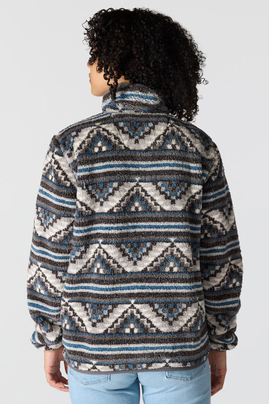 Bethany Yellowtail Loose Fit Fleece Pullover - SHD