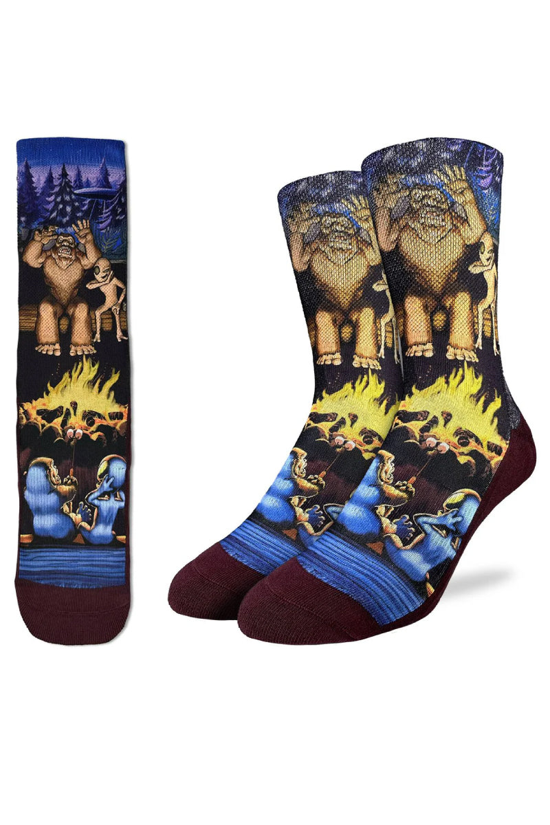 Big Foot & Alien Camping Sock - MUL