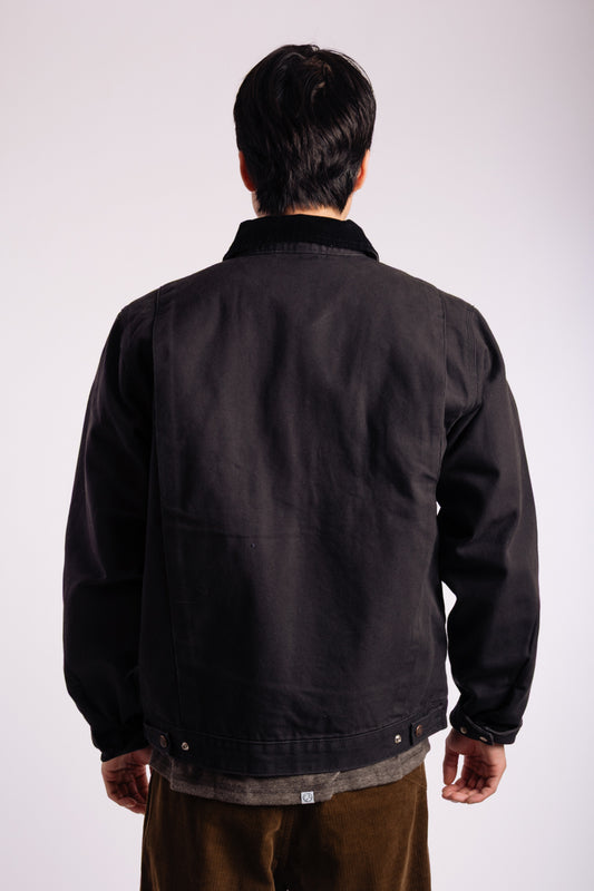 Blanket Lined Canvas Jacket - BLK