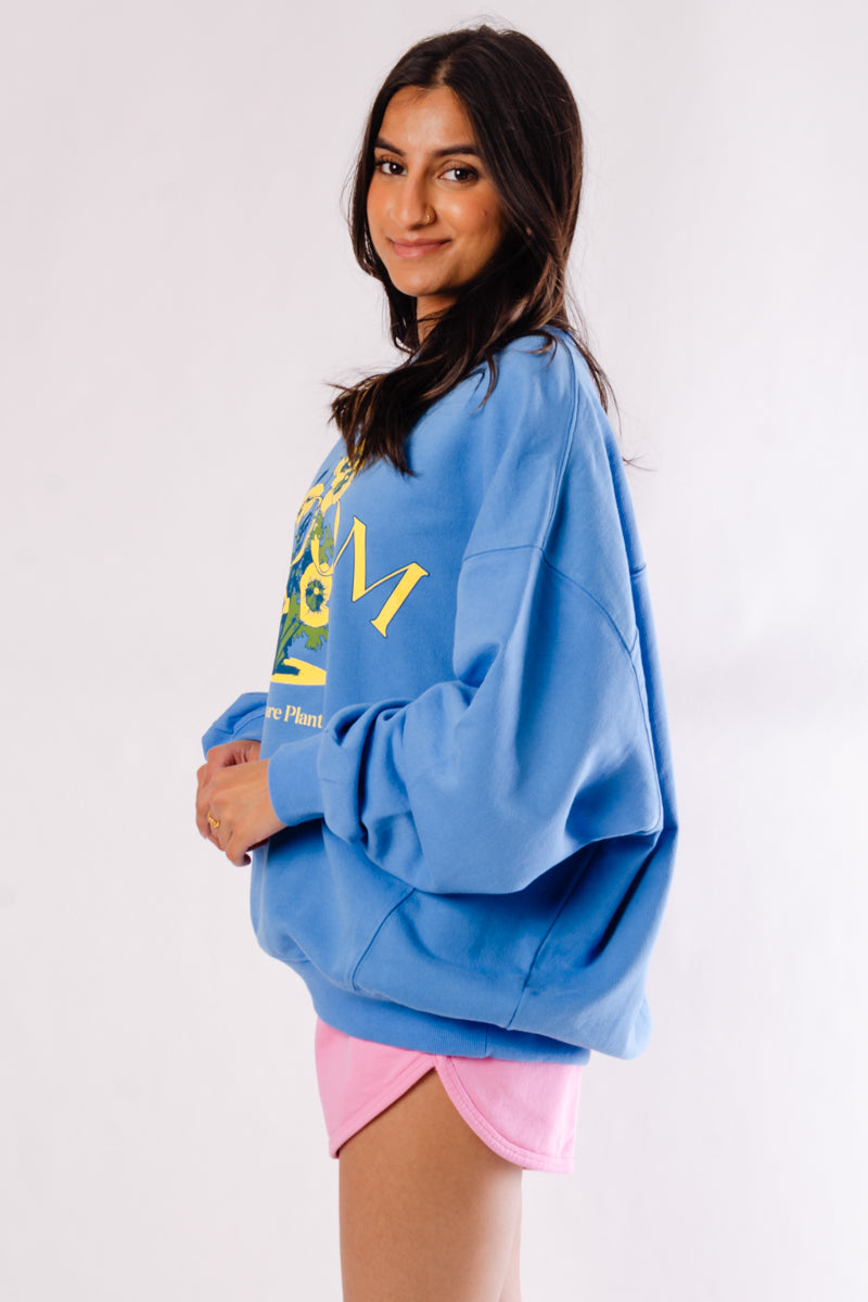 Bloom Crew Sweatshirt - BLU