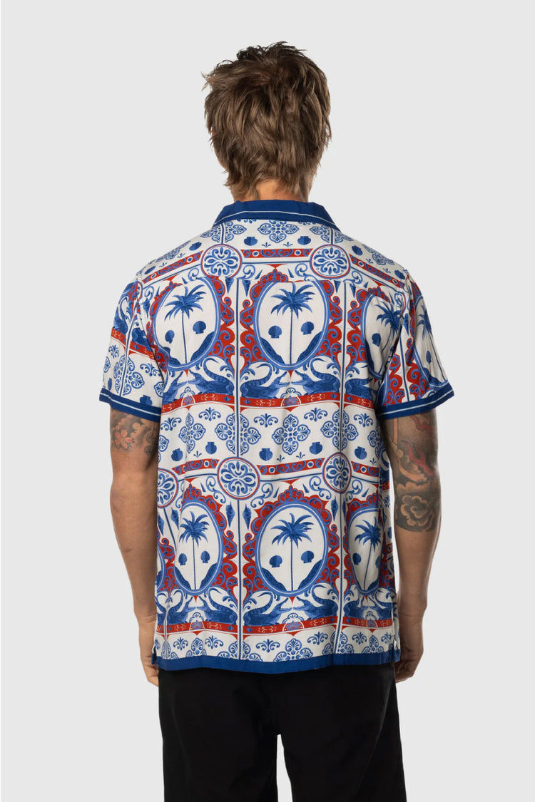 Blue Cordoba Vice Button Up Shirt - BLU