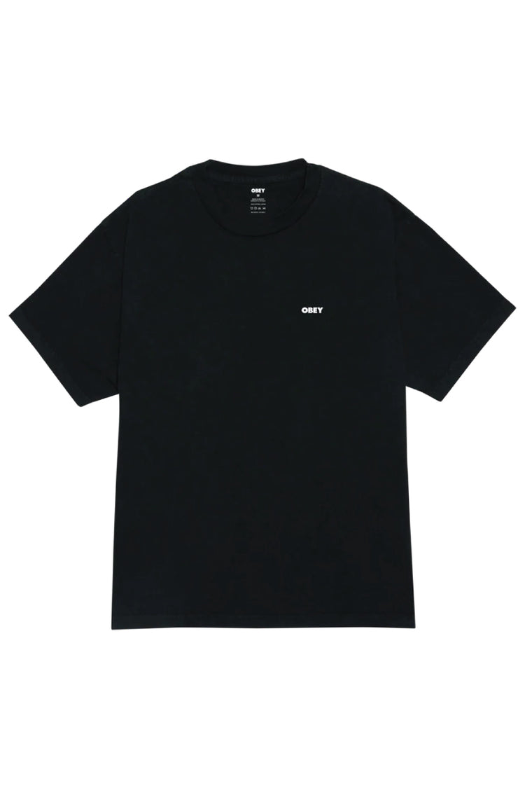 Bold Icon Face Pigment Tee - BLK