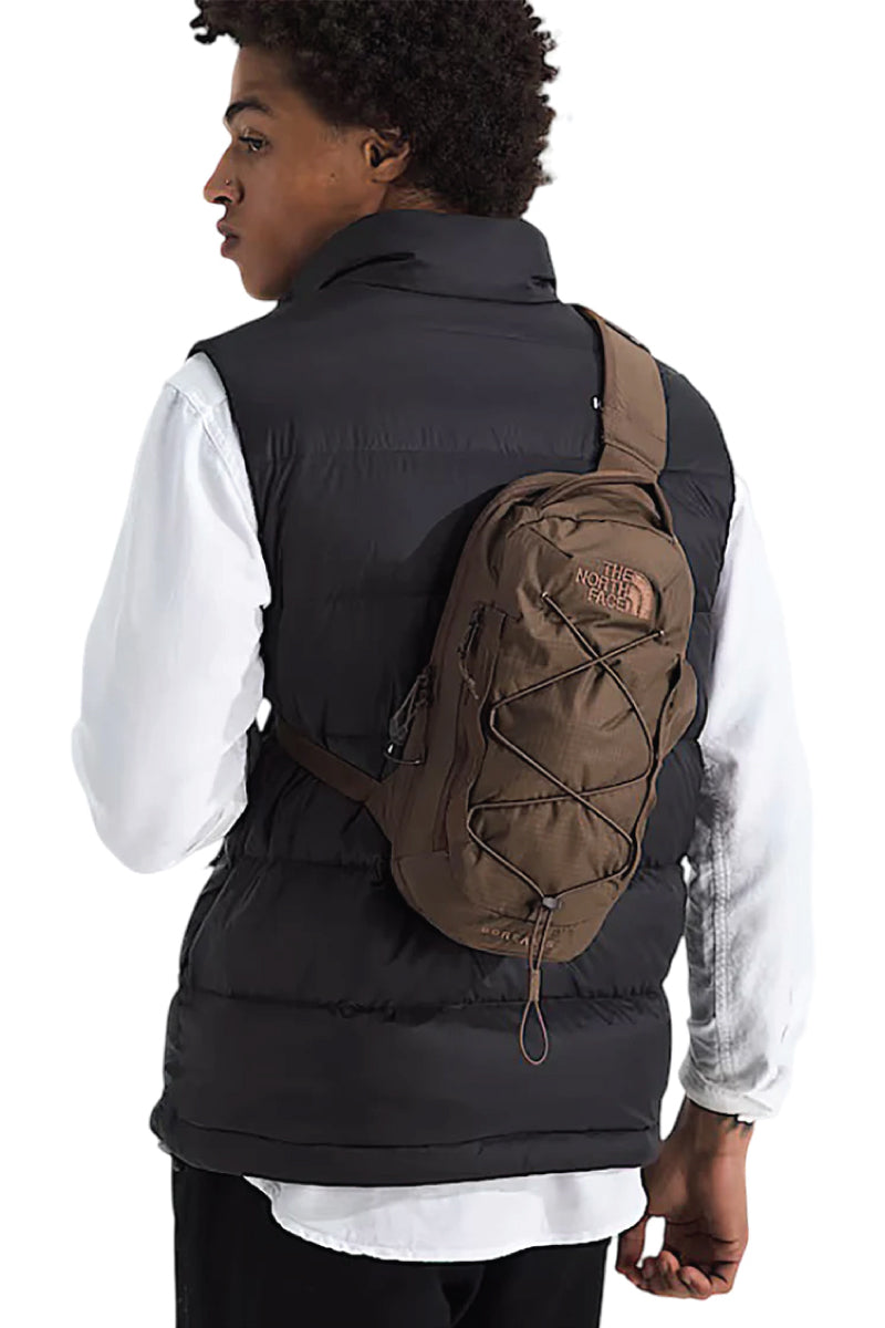 north face borealis backpack on person Borealis Sling – Below The Belt Store