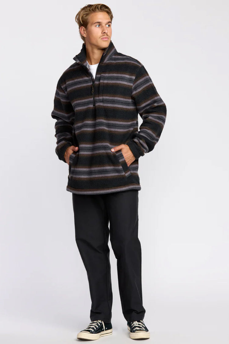 Boundary Mock Sweatshirt - BLK