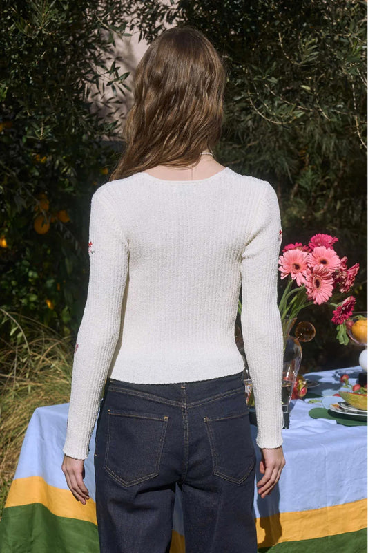 Bowtie Front Cardi - CRM