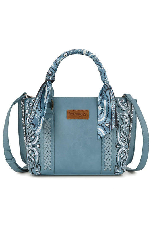 Braided Paisley Bandana Tote - JEA