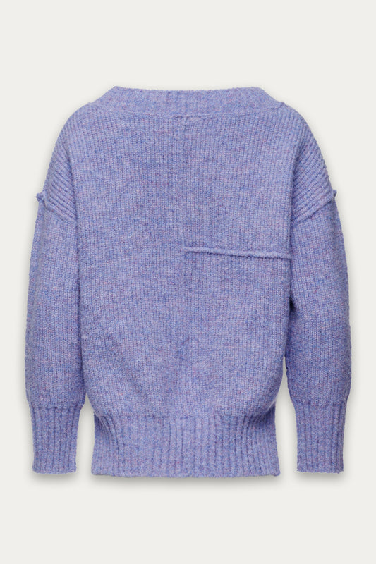 Brea V-Neck Sweater - BLU