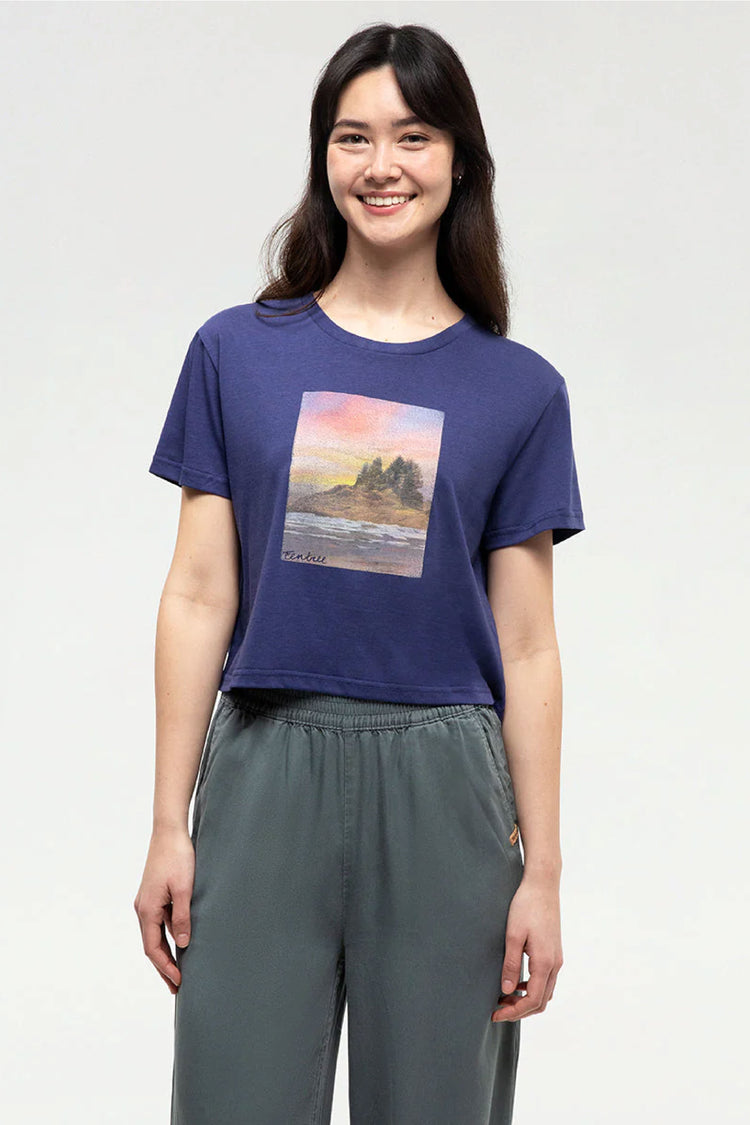 Breakwater Crop Tee - IND