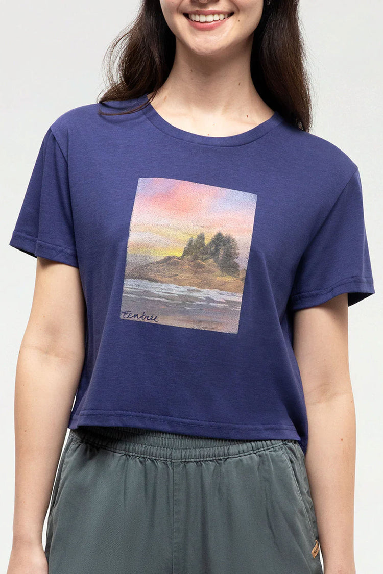 Breakwater Crop Tee - IND
