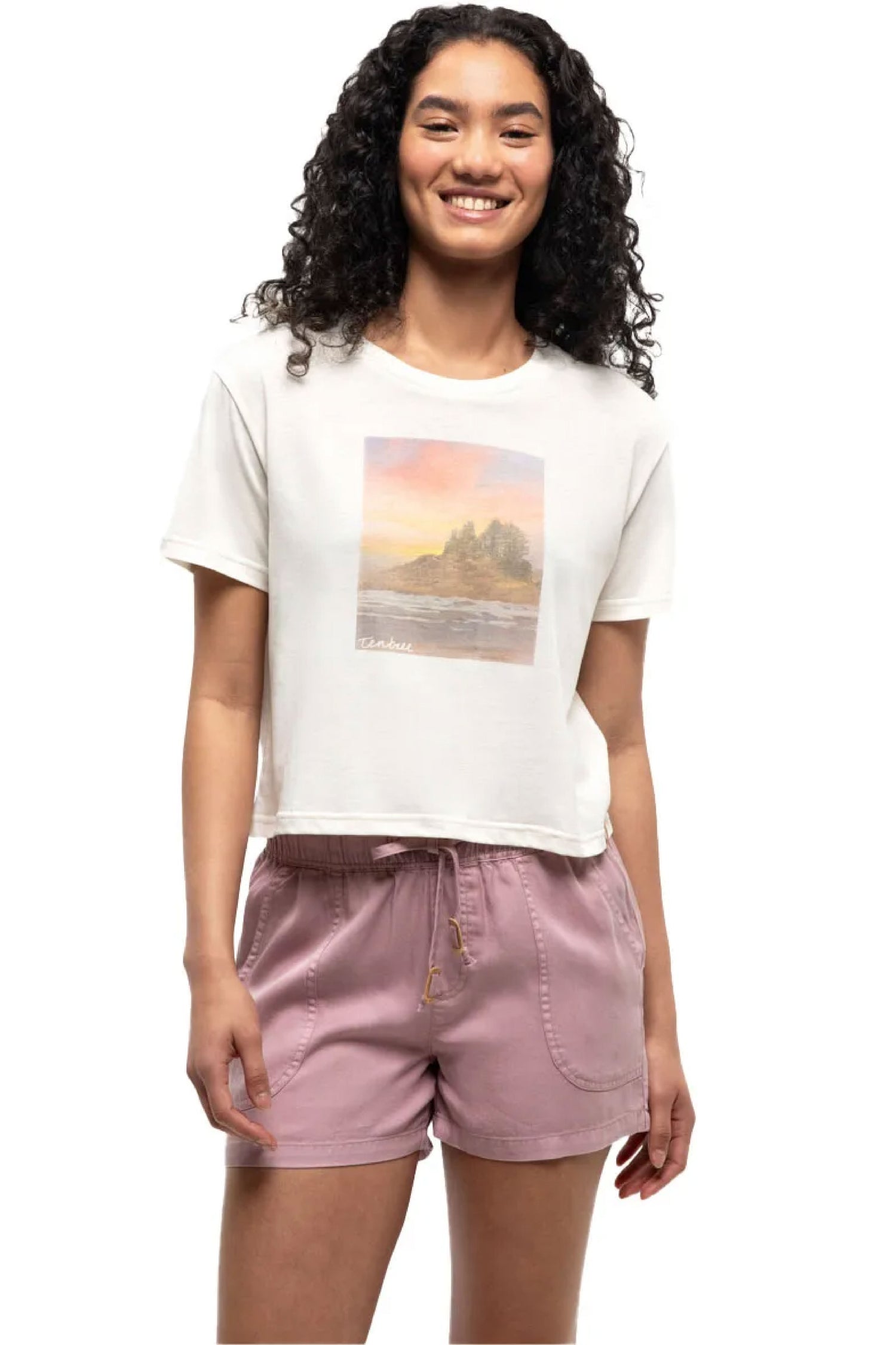 Breakwater Crop Tee - UND