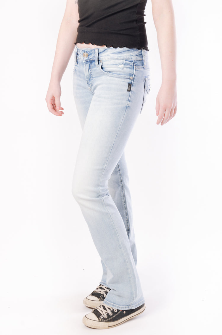 Britt Slim Boot Low Rise Jeans - 33