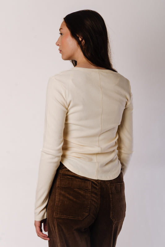 Brushed Henley - CRM