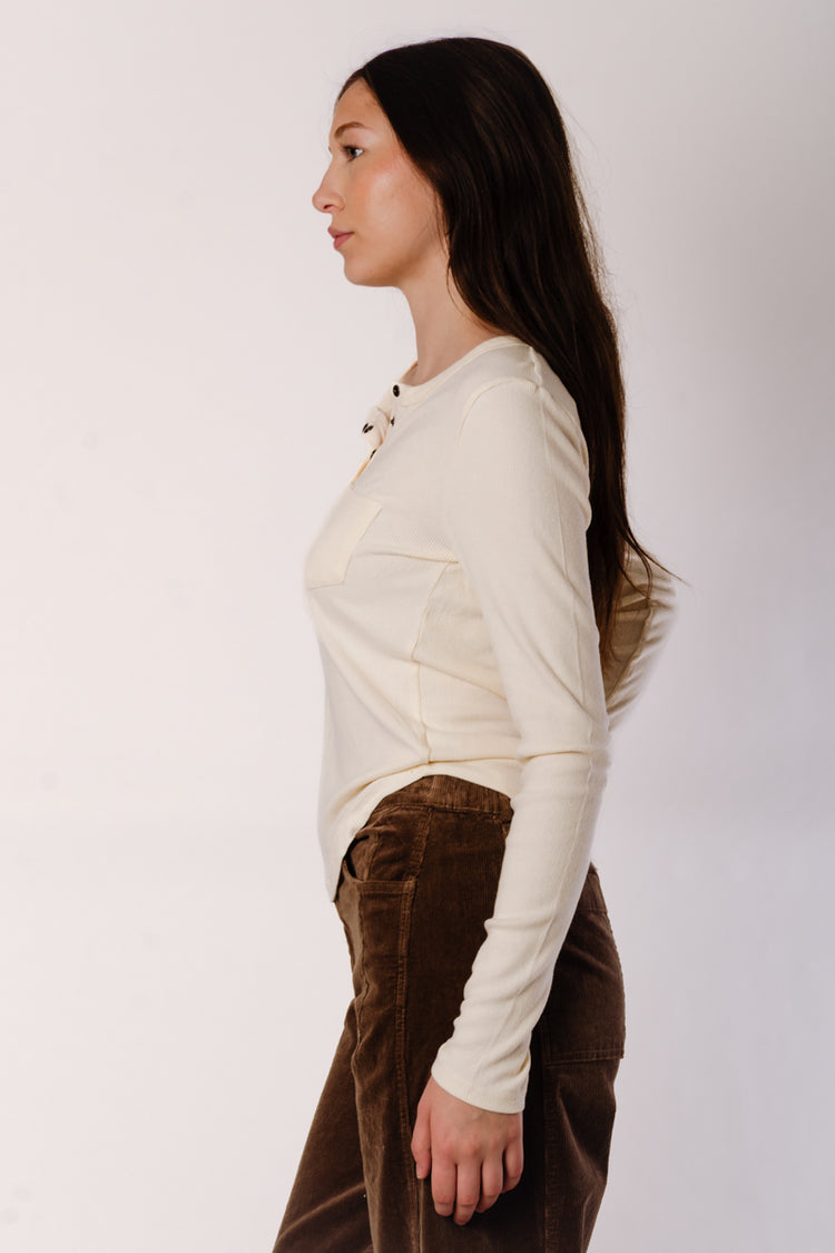 Brushed Henley - CRM