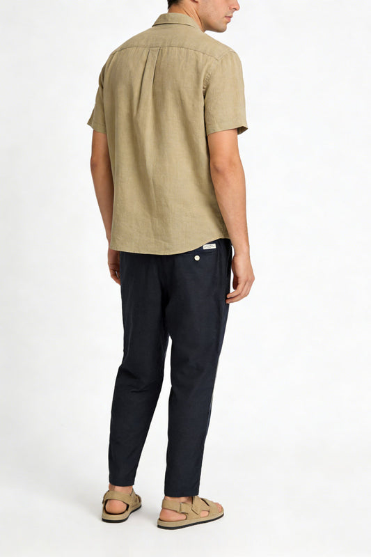 Calypso Linen Pant - BLK