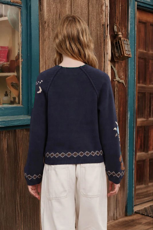 Camping Cardigan - NVY