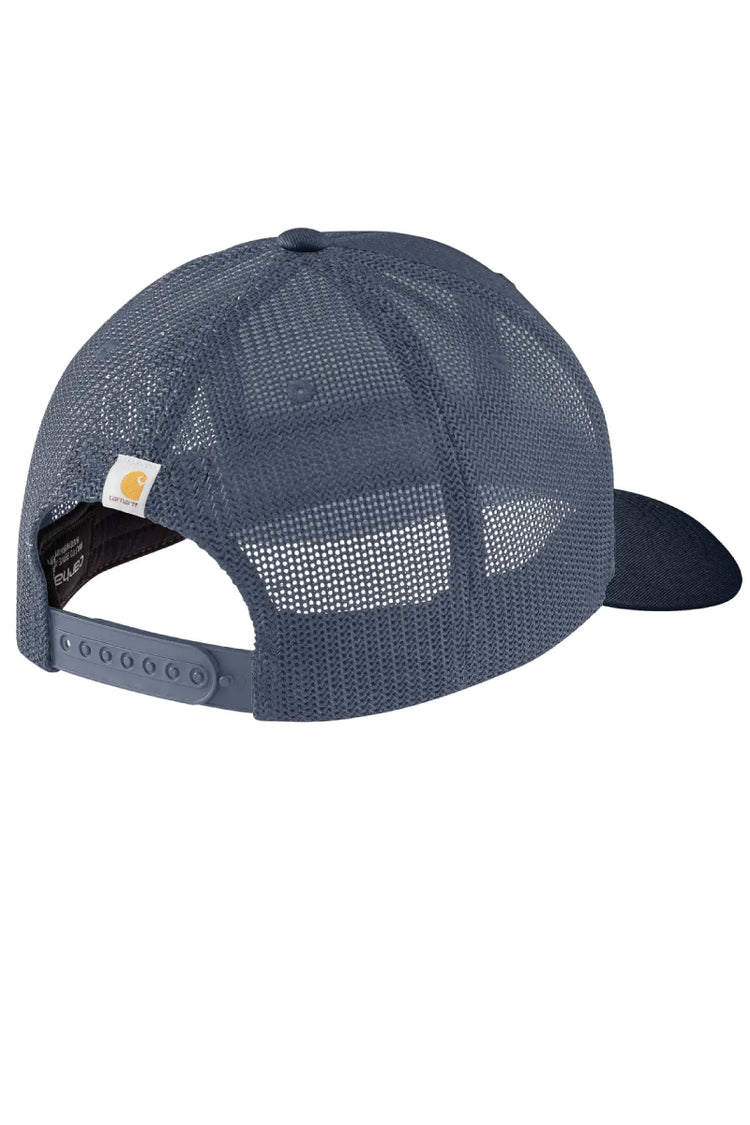 Canvas Mesh Back Fish Cap - BLS