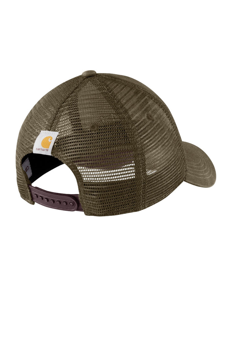 Canvas Mesh Back Logo Cap - BLB