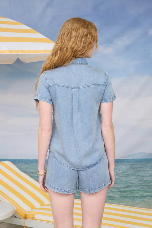 Chambray Collared Shirt - CHM