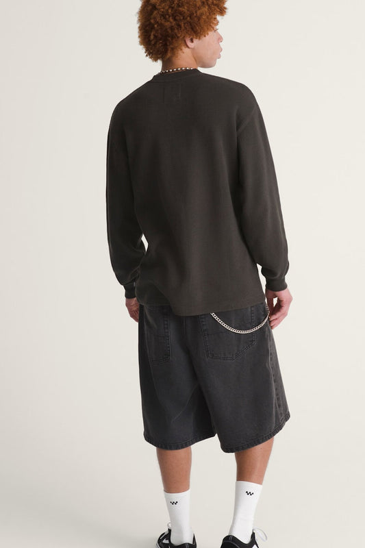 Check-5 Baggy Denim Shorts - BLK