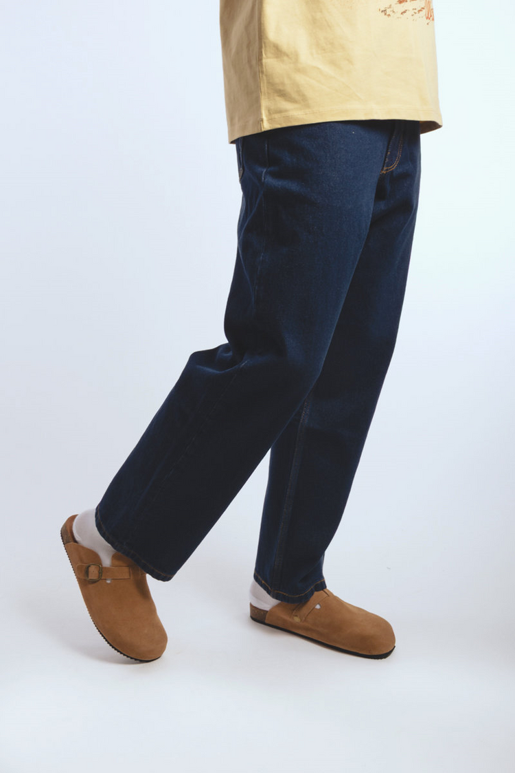 Check-5 Loose Denim Pants - DRR