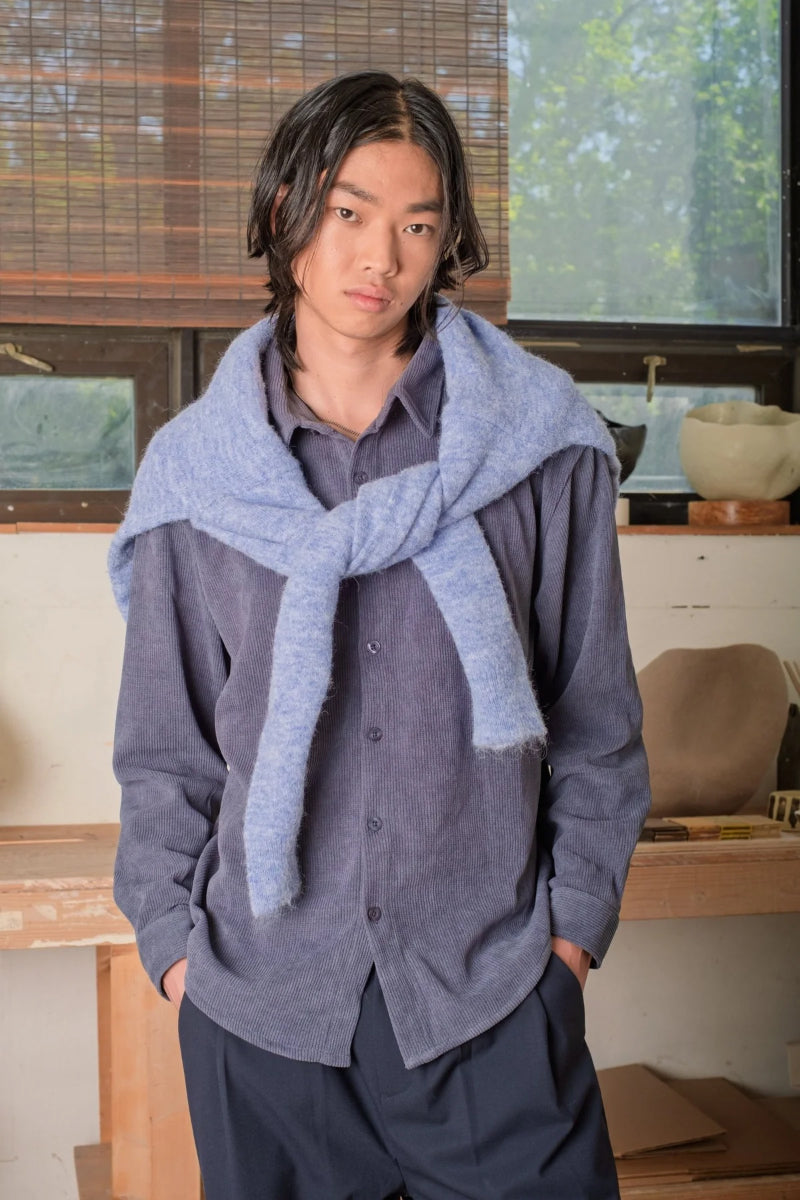 Chenille Shirt - BLU