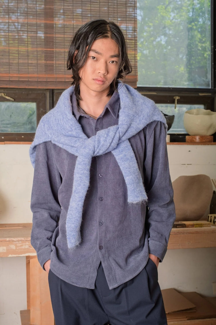 Chenille Shirt - BLU