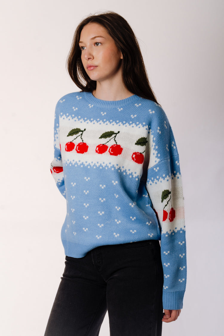Cherries Sweater - BLU