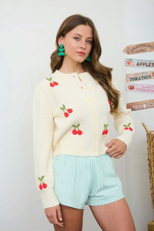Cherry Cardigan - CRM